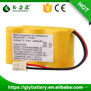 NICD 3.6 V 400 mAh Bateria Recarregável Para Telefone Sem Fio